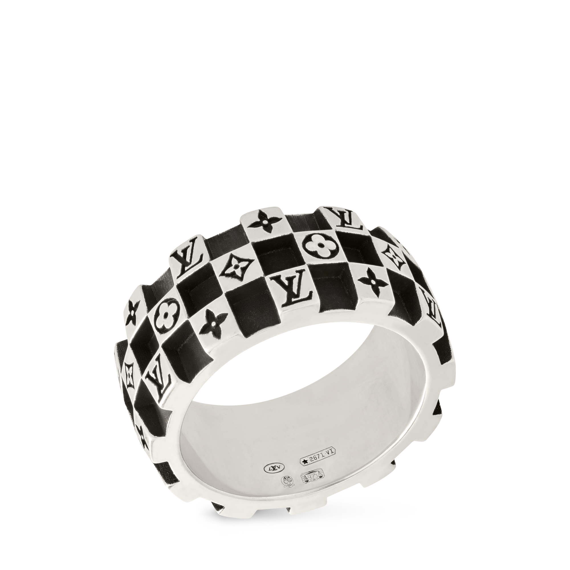 LV Damier Ring S00 - Fashion Jewelry | LOUIS VUITTON